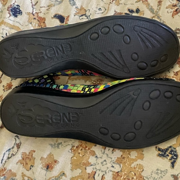 Trendy Neon colorful shoes, Size 9, EUC - Picture 2 of 3